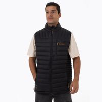 Parka Sin Mangas Hombre Full Zipper Negro