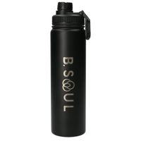 Botella De Agua 700 Ml Negro Unisex