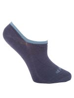 Calcetin Bambú Mujer Inv Liso Azul