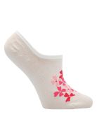 Calcetin Crema Flowy Mujer