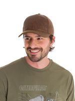 Jockey Faux Leather Hat Unisex Café