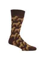 Calcetín Algodón Hombre C Golden Café