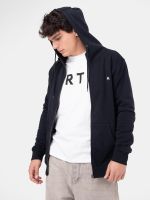 Poleron Hombre Emblem Full Zip Gris Oscuro