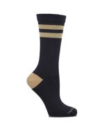 Calcetín Algodón Mujer C Cuff Simple Azul Oscuro