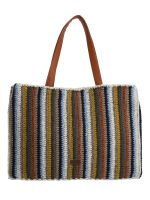 Cartera Mujer Crochet Mar Tote Multicolor