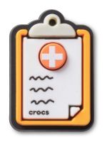 Jibbitz Crocs Portapapeles Médico Blanco