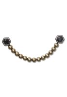 Jibbitz Crocs Cadena Gunmetal Punk Dorado