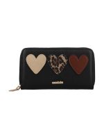 Billetera Mujer Heart Wallet Negro