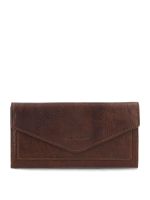 Billetera Cuero Mujer Vn Grady Flap Café