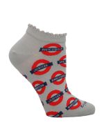 Calcetín Algodón Mujer Ped St London Gris