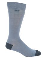 Calcetin Bambú Hombre Lg Simple Azul