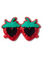 Jibbitz Crocs Lentes de Fresa Rojo