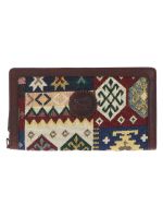 Billetera Cuero Mujer Sz Itza Multicolor