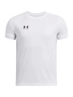Polera Manga Corta Ua Challenger Jersey Blanco Para Nin