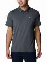 Polera Manga Corta Hombre Tech Trail Polo Gris