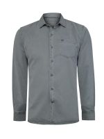 Camisa Tencel Hombre Tencel Gris