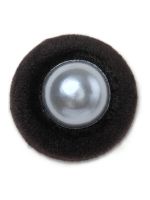 Jibbitz Perla Negra Terciopelo SMT Negro