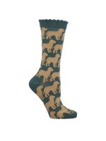 Calcetín Algodón Mujer C St Golden Turquesa