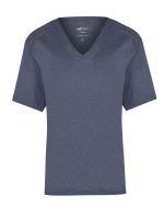 Polera Lino Orgánico Azul Remini Mujer