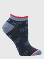 Calcetin Algodón Mujer Ped St Hp Azul