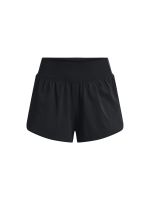 Shorts UA Flex Woven 2 en 1 mujer Negro