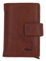 Billetera Cuero Hombre Aq Multicards Café