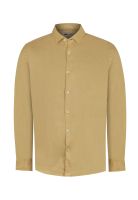 Camisa Lino Orgánico Café Linenpro Hombre