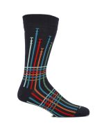 Calcetín Algodón Hombre C Carrera Azul Oscuro