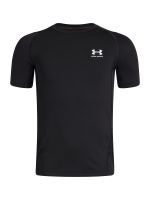 Primera Capa Superior Niño Heatgear Armour Ss Negro