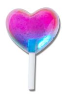 Jibbitz Crocs Paleta De Corazón Jelly Rosa