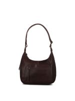 Cartera Cuero Mujer Fatma Hobo Chocolate