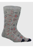 Calcetin Gris Diff Laboratory Hombre