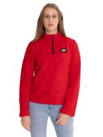 Polar Mujer Microfleece Quarter Zip Rojo