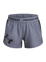 Shorts UA tech play up logo gris niña