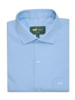 Camisa Algodón Hombre Easysolid Azul