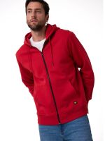 Polerón Hombre Patch Full Zip Rojo