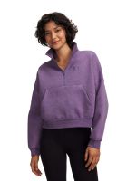 Poleron UA Icon Fleece Oversized Morado Mujer