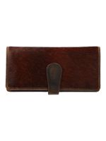 Billetera Cuero Mujer Hr Magnani Café