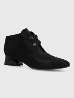 Zapato Brunate Cuero Mujer Treza Negro
