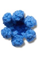 Jibbitz Crocs Flor de Crochet Azul
