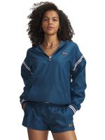 Poleron Mujer Icon Woven Heritage ¼ Zip Azul
