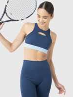 Peto Deportivo Mujer Keyhole Azul