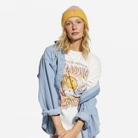 Gorro Smiley Beanie Naranjo Mujer