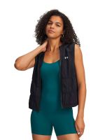 Parka S/M UA Rival Woven Bungee Vest Negro Mujer