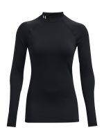 Primera Capa Coldgear Negro Underarmour Mock Para Mujer