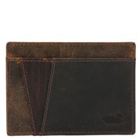 Tarjetero Cuero Mujer OH Cardholder Croco Café