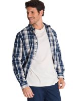 Camisa Manga Larga Hombre Poplin Azul