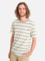 Polera m/c Hombre Stripe Gris