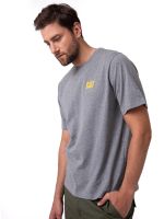 Polera Manga Corta Hombre Small Logo Gris