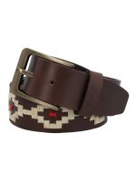 Cinturon Cuero Hombre Rf Fusi Café